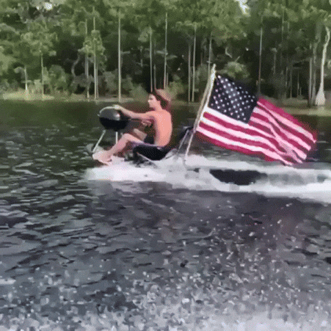 Rad Fourth of July BBQ Guy