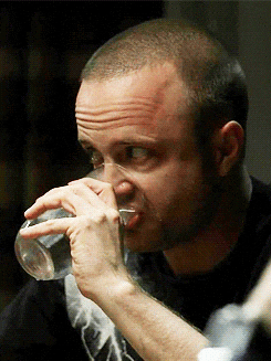 Jesse Pinkman Awkward Sip GIF – Breaking Bad Reaction