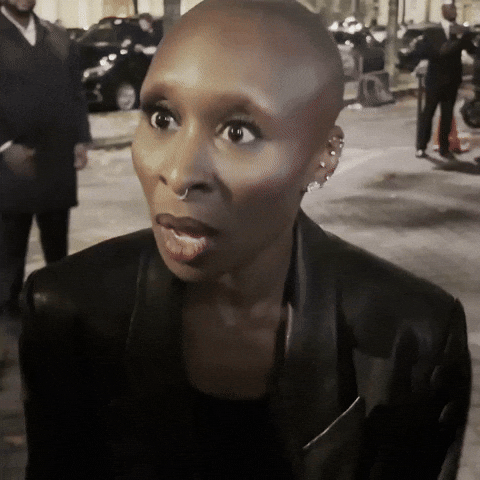 Cynthia Erivo Taken Aback Reaction