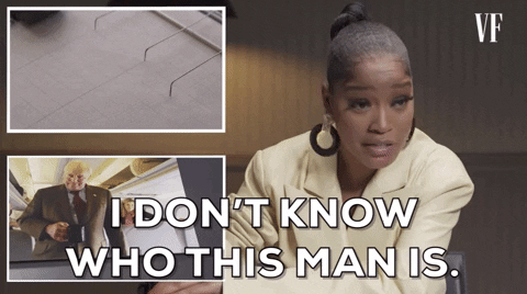 Keke Palmer Sorry To This Man Reaction Reaction GIFs