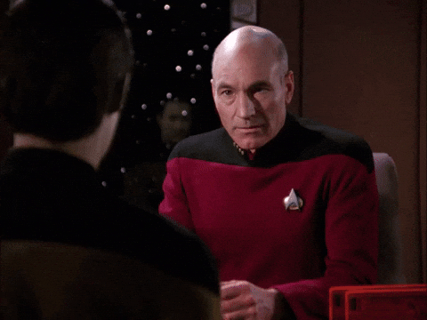 Captain Picard Facepalm –  Classic Star Trek Reaction