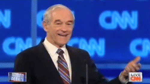 Ron Paul Waving